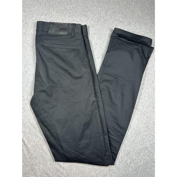 Naked & Famous Slim Chino Black Stretch Pants - Men's Size 28 - Picture 1 of 11